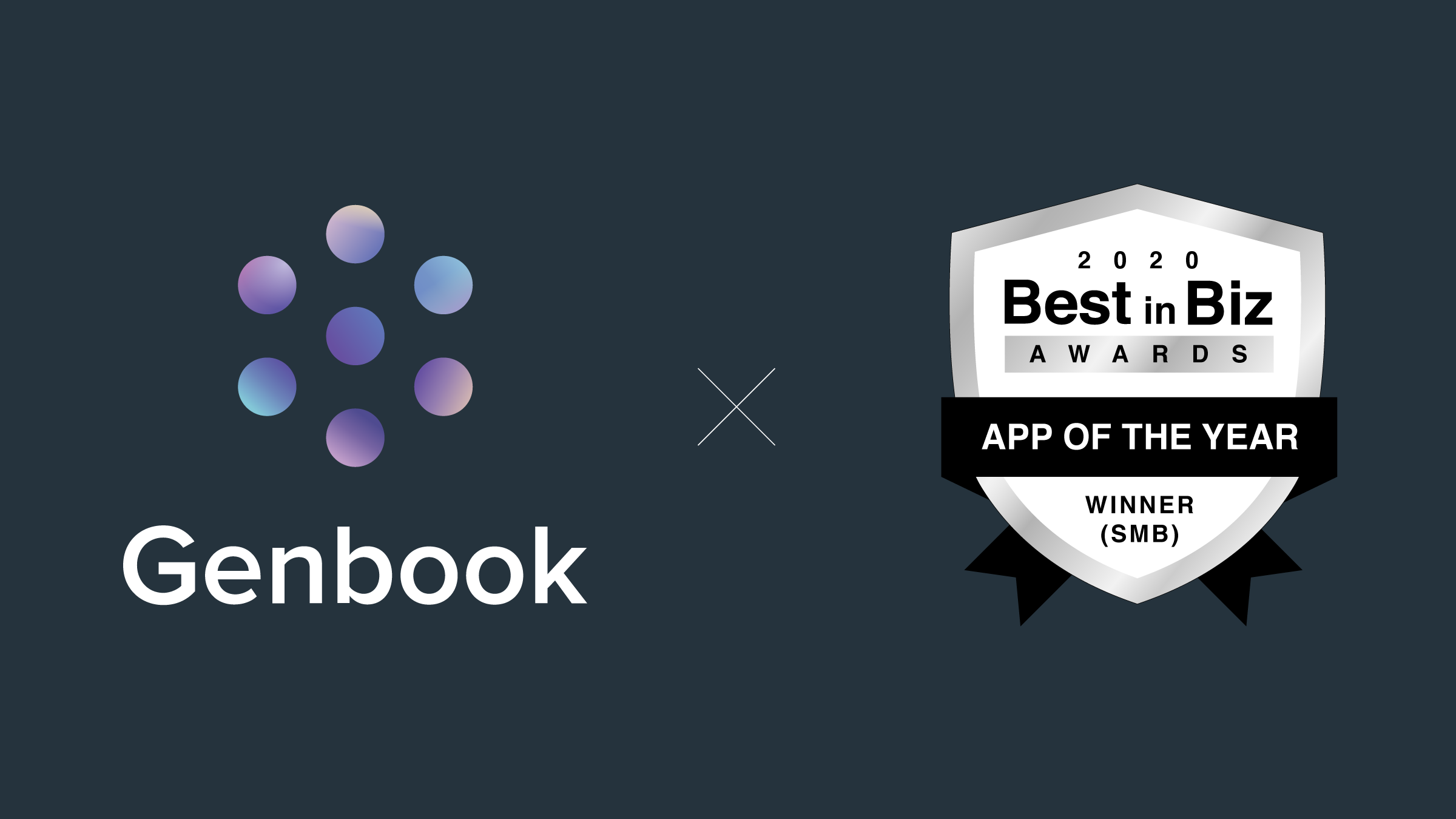 Genbook wins App of the Year (SMB) in the 10th annual Best in Biz Awards